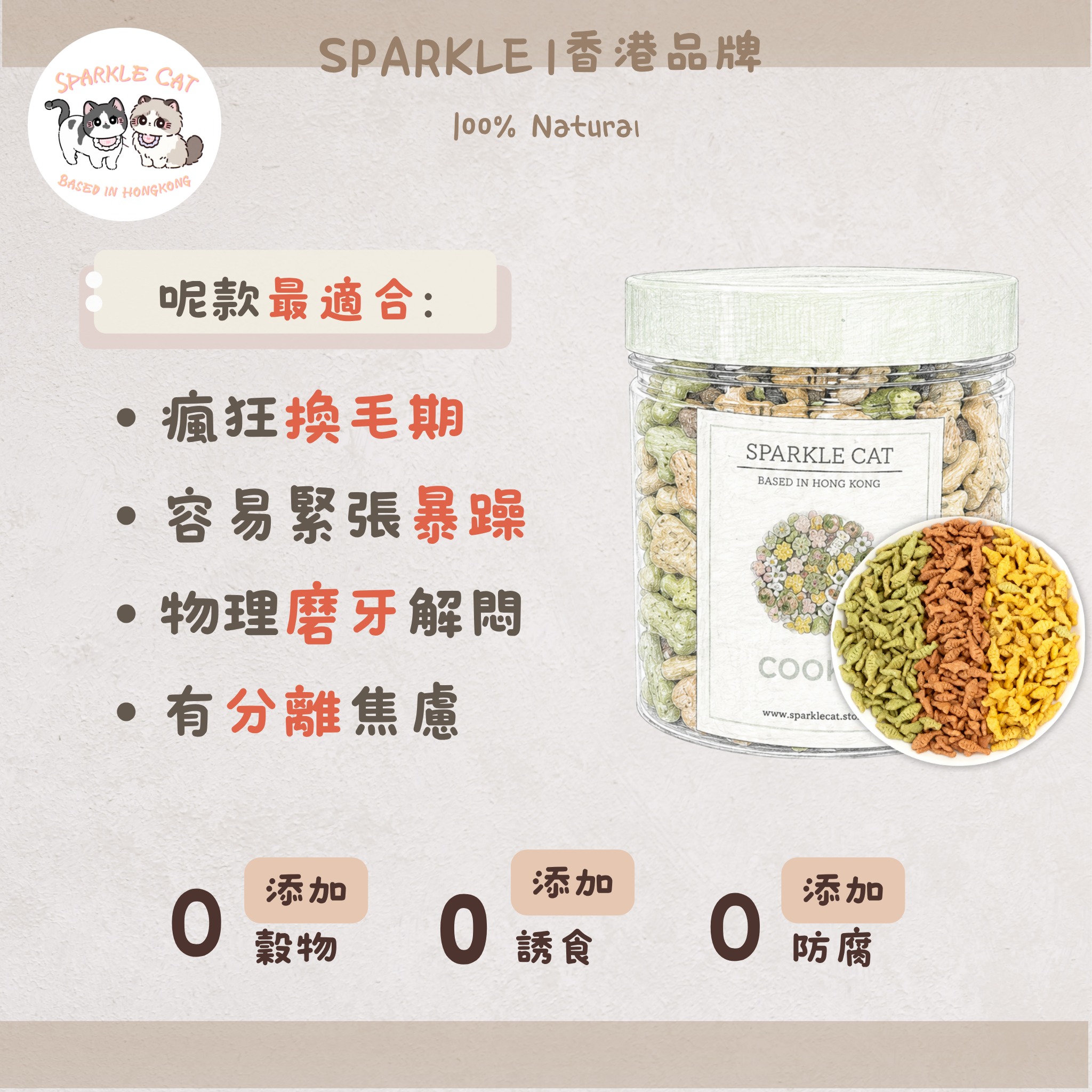 【清新口氣】雙重貓草薄荷餅 - 去除口臭/清潔口腔