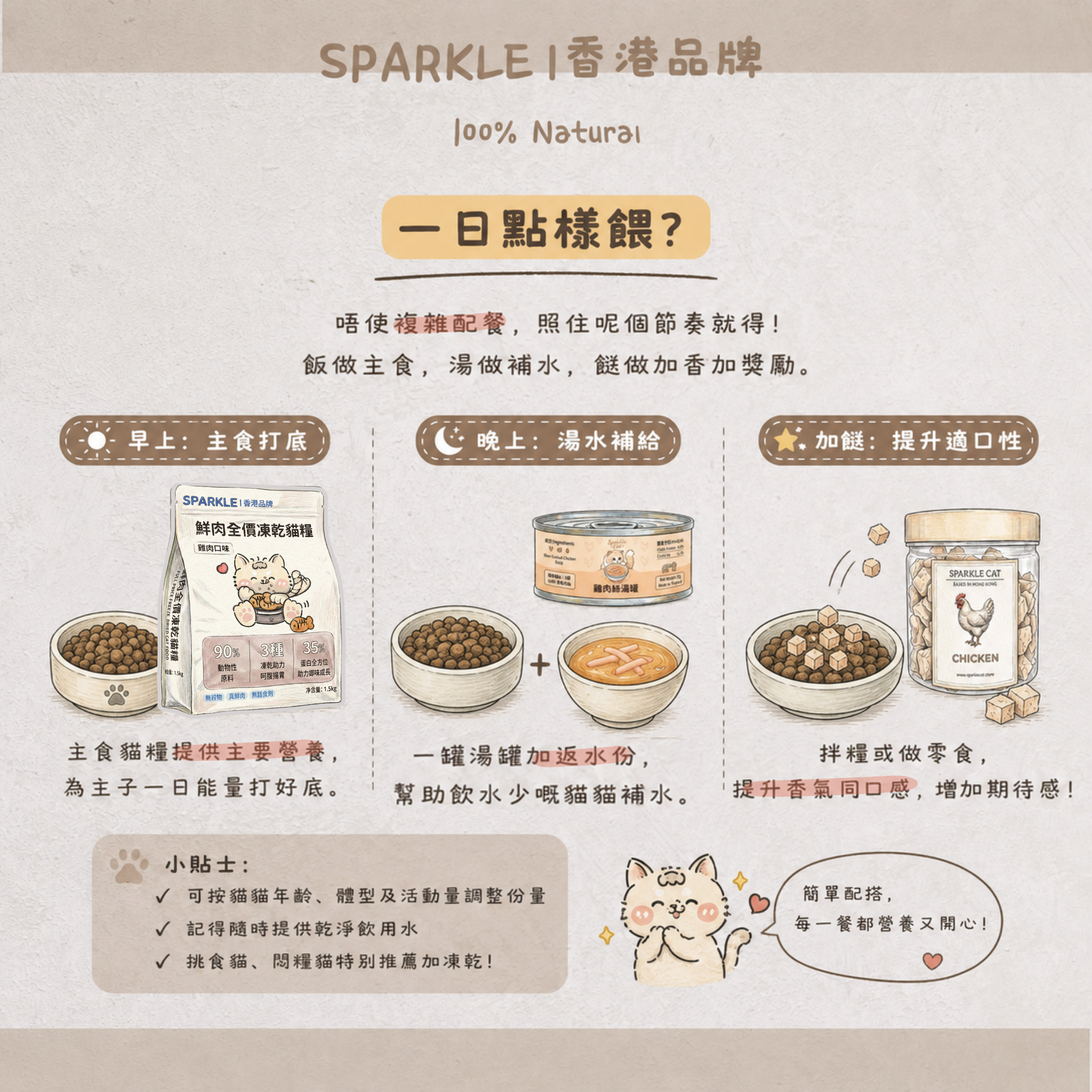全方位營養・月度補給組|飯湯餸一次配好
