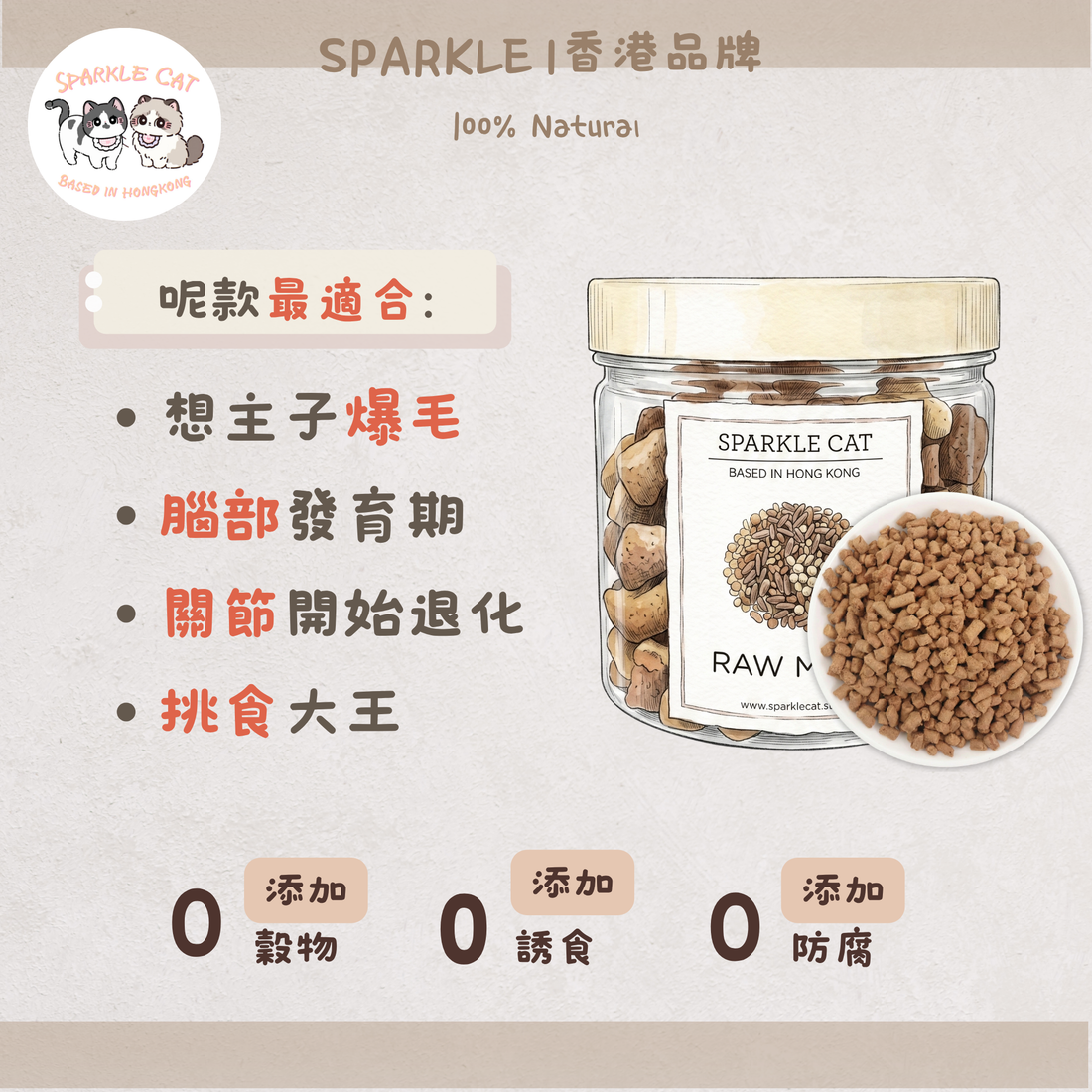 【模擬獵食】主食級．三文魚生骨肉凍乾 | 完美鈣磷比．爆毛美肌配方