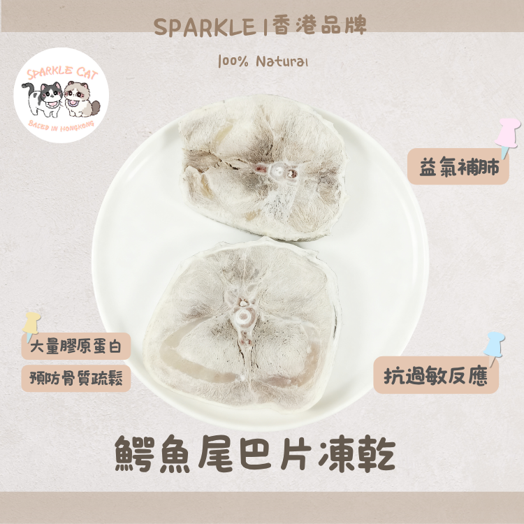 【止咳護氣管】鱈魚尾膠原切片 - 改善氣喘/皮膚敏感 (食療級)