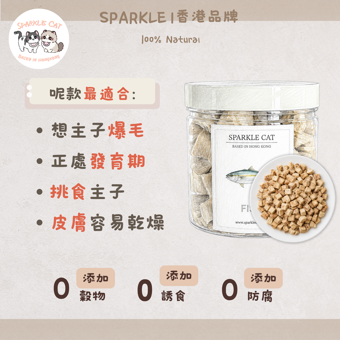 【爆毛美膚】挪威三文魚粒 - 豐富Omega-3/深海魚油