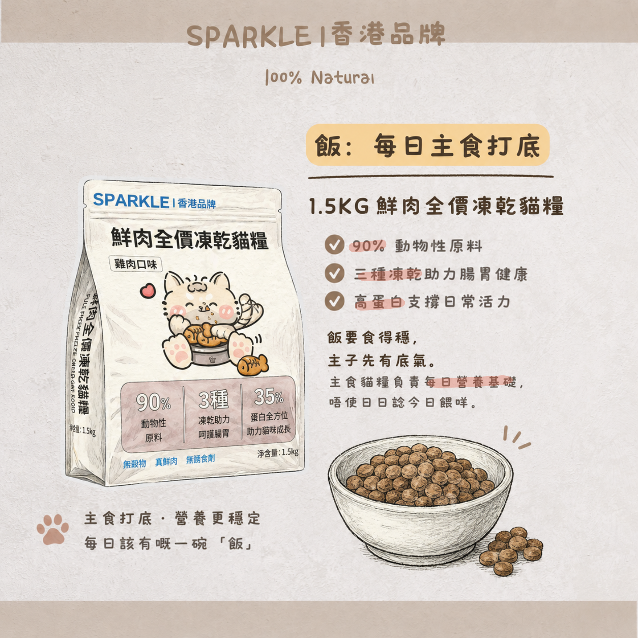 全方位營養・月度補給組｜飯湯餸一次配好