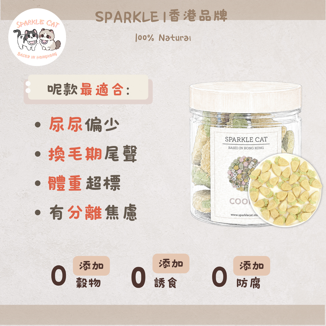 【清熱解膩】凍乾小蘿蔔 - 幫助消化/補充水分