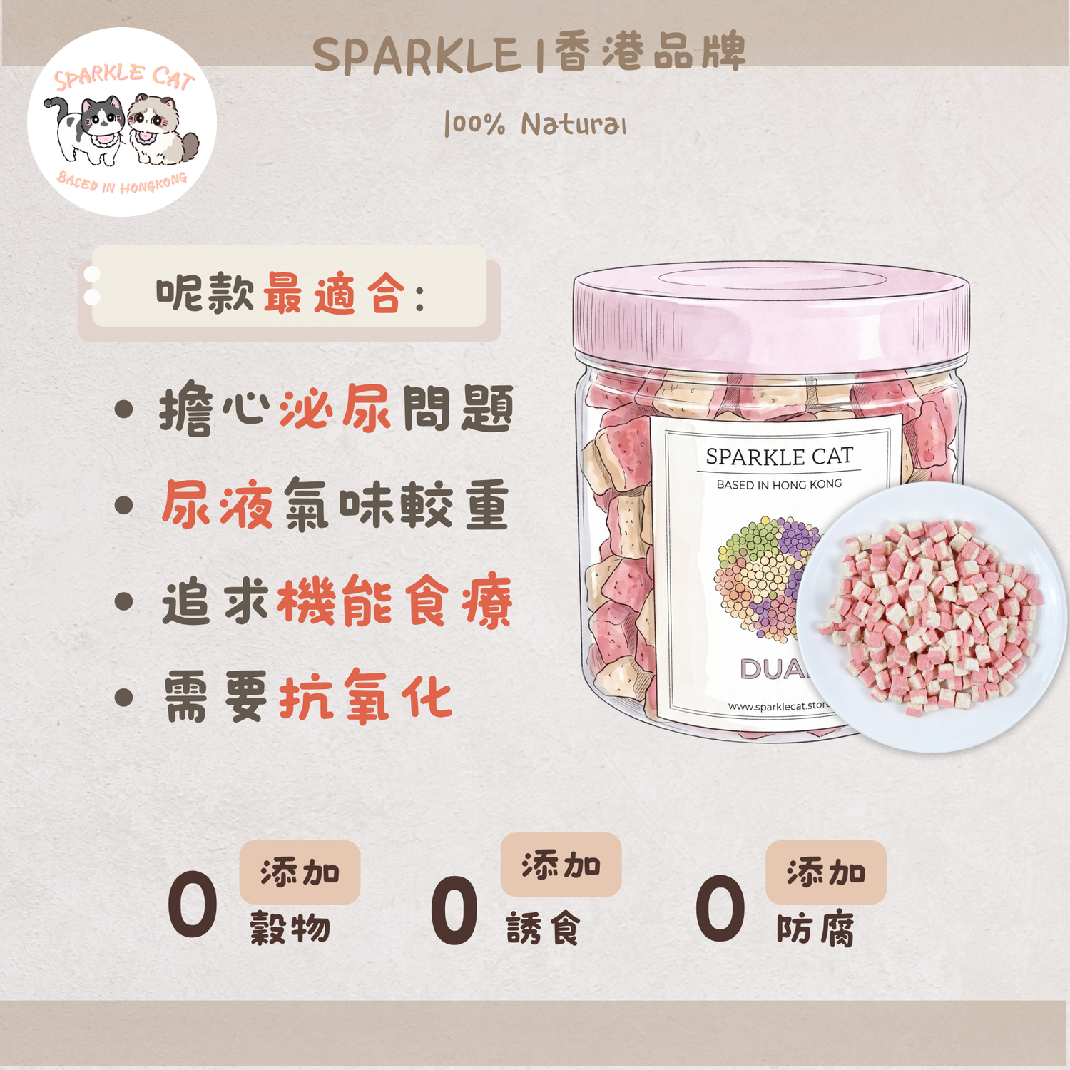 【泌尿守護】酸甜雞肉蔓越莓 - 呵護下泌尿道/平衡pH值