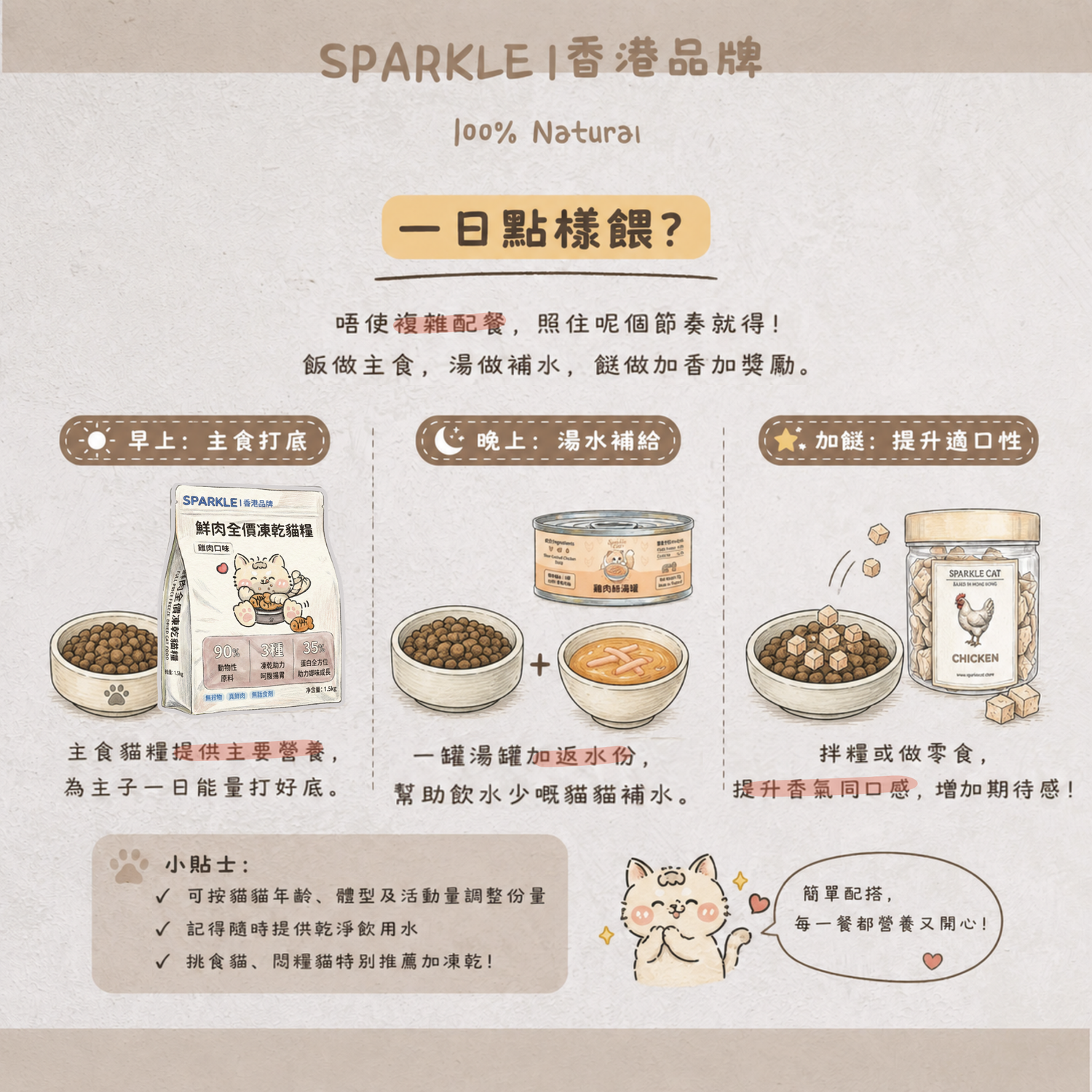全方位營養・月度補給組｜飯湯餸一次配好