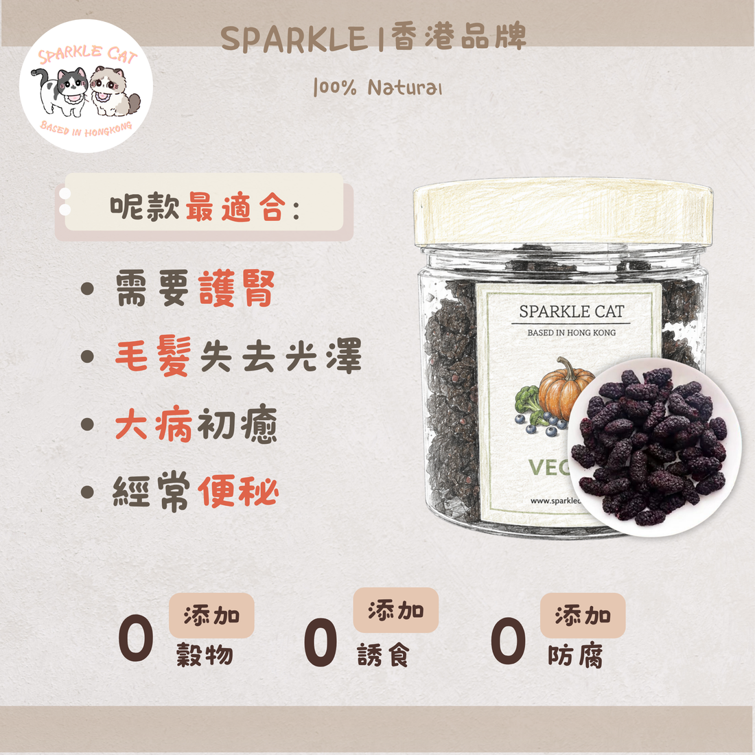 【黑金滋補】天然凍乾桑葚 - 頂級抗氧化/補血烏髮