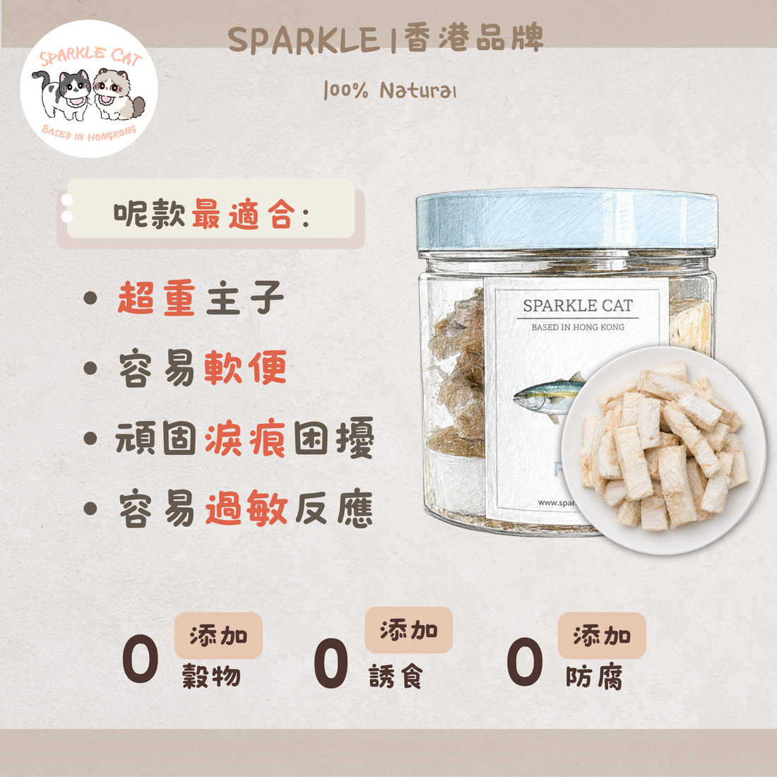 【腦部發育】厚切鱈魚塊 - 豐富DHA/幼寵聰明首選