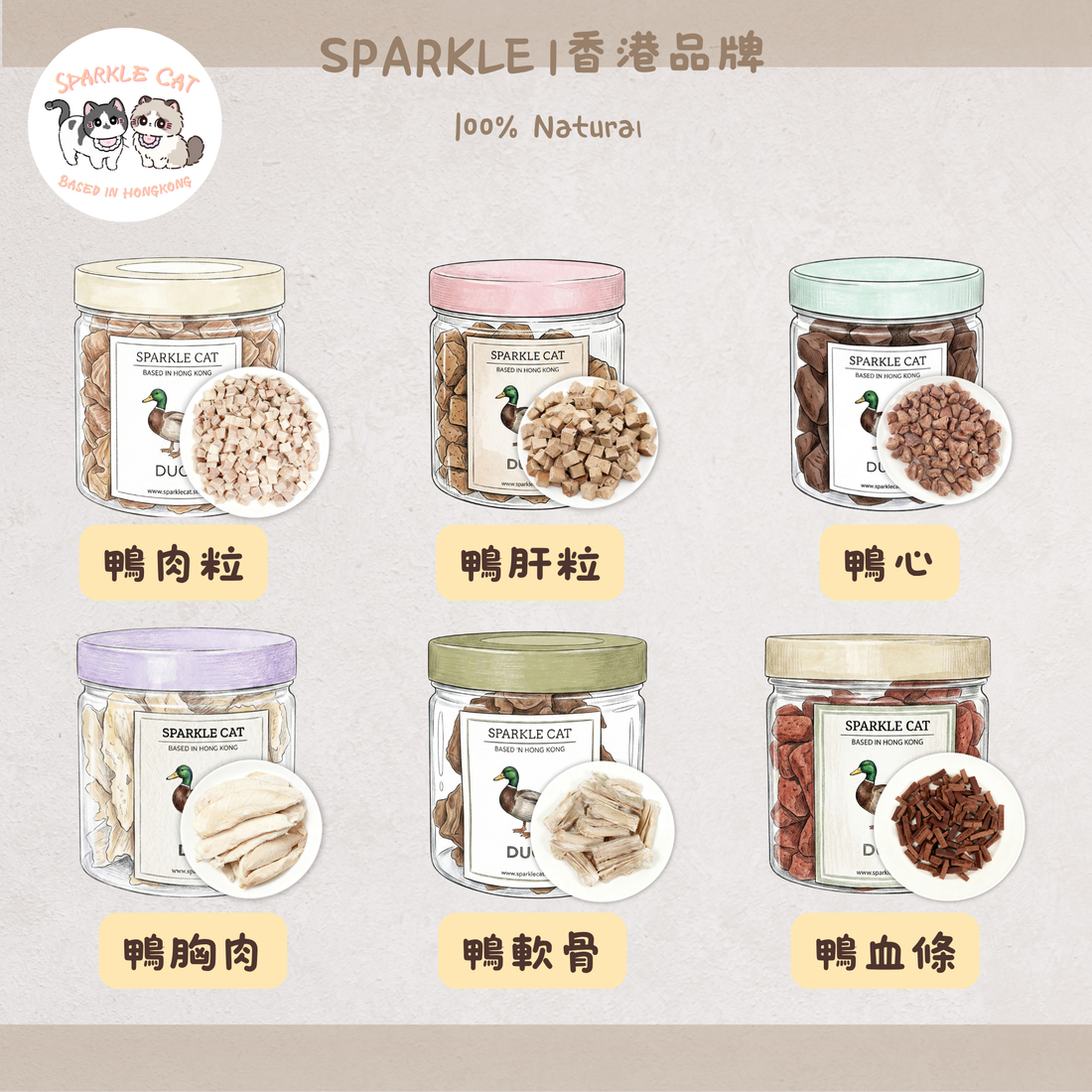 【精選組合】鴨肉系王牌凍乾系列 (6款任揀) | 告別淚痕話咁易🦆